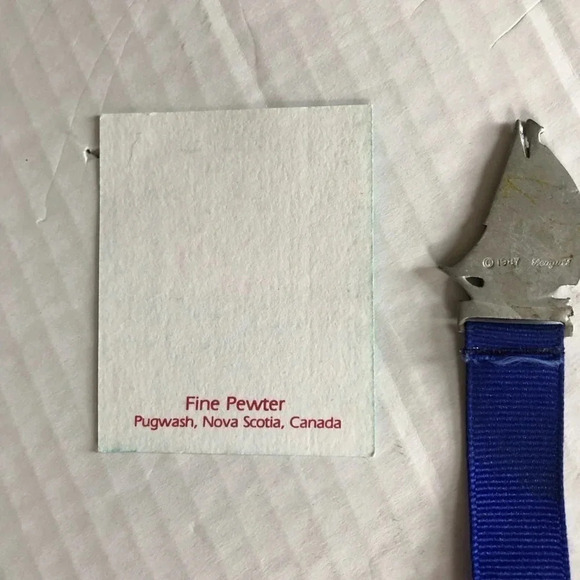 Vintage 1987 Seagull  Pewter Bookmark - Picture 5 of 6